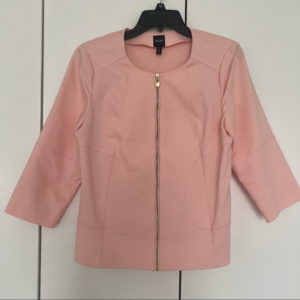 Rafaella Pink Blazer Jacket Size M